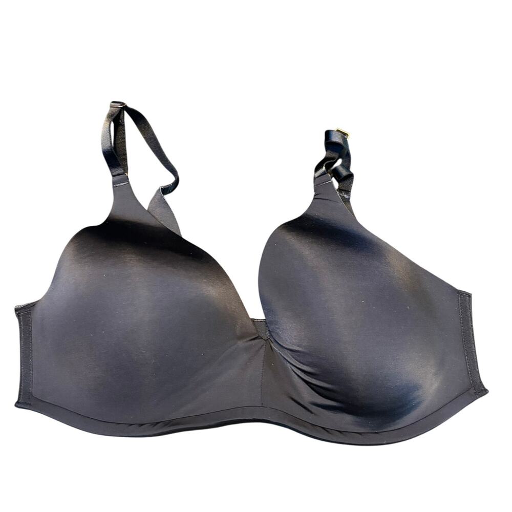 Soma Vanishing 360 Bra Black 36C Smooth T-Shirt Underwire Full Coverage